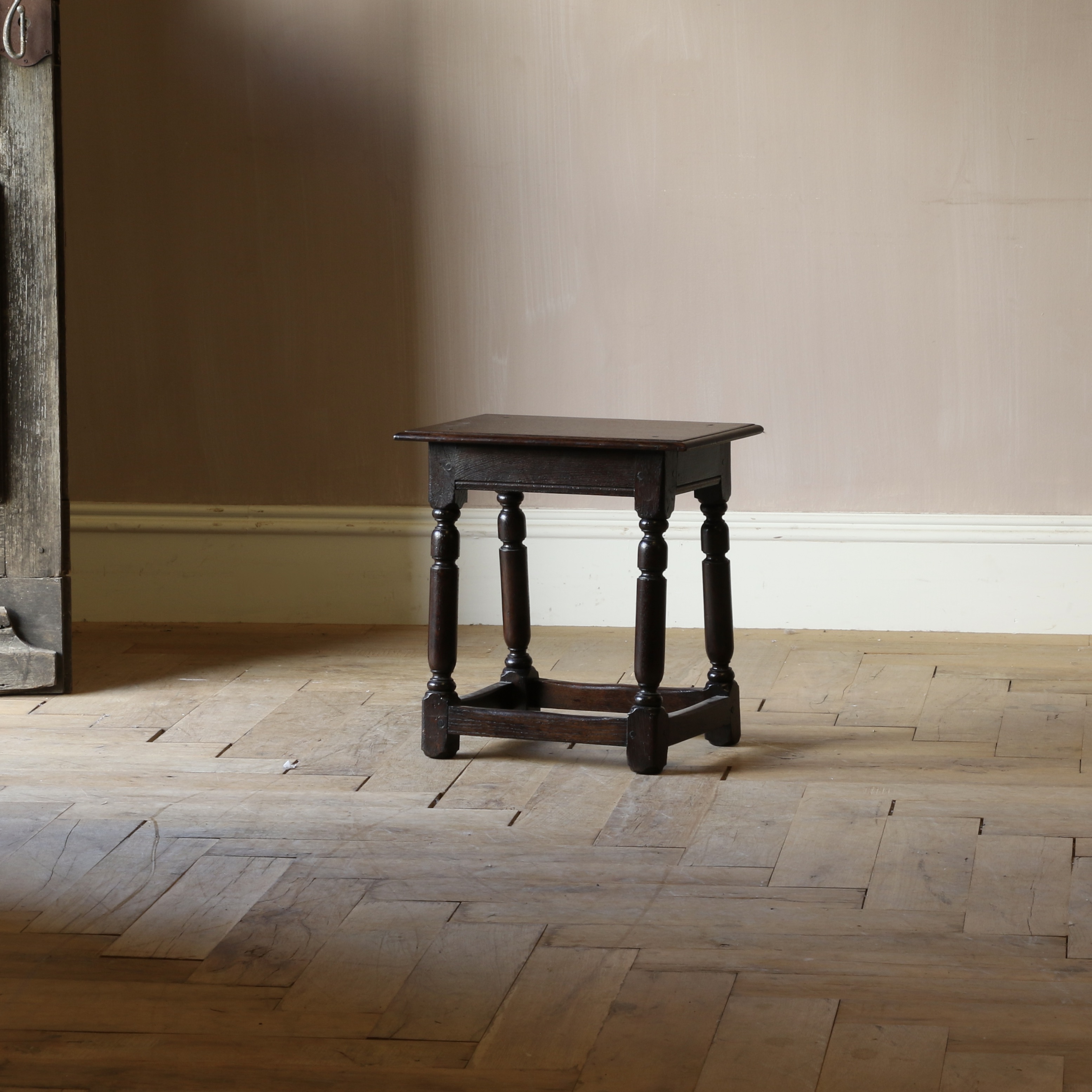 151-54 - English Oak Jointed Stool